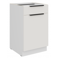 Szafka dolna 50 cm z szufladą biała AURO 50 D 1F 1S